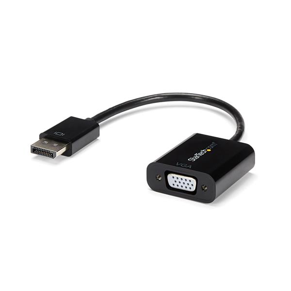 High-Quality DisplayPort 1.2 to VGA Adapter Converter - 1920x1200 for Monitors & Projectors