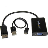 High-Quality DisplayPort to VGA Adapter with Audio for Seamless Multimedia Connectivity
