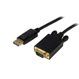 3ft Active DisplayPort to VGA Adapter - DP to VGA Converter for Monitors & Projectors