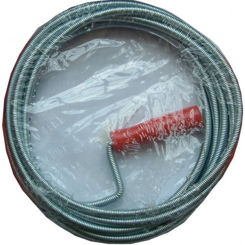 Drain Cleaner Spring Type with Handle 5 Metre X 9mm