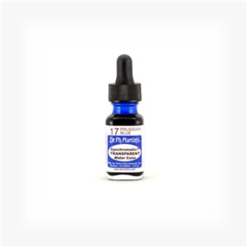 Dr. Ph. Martin's Synchromatic Transparent Water Colour - 0.5oz PRUSSIAN BLUE