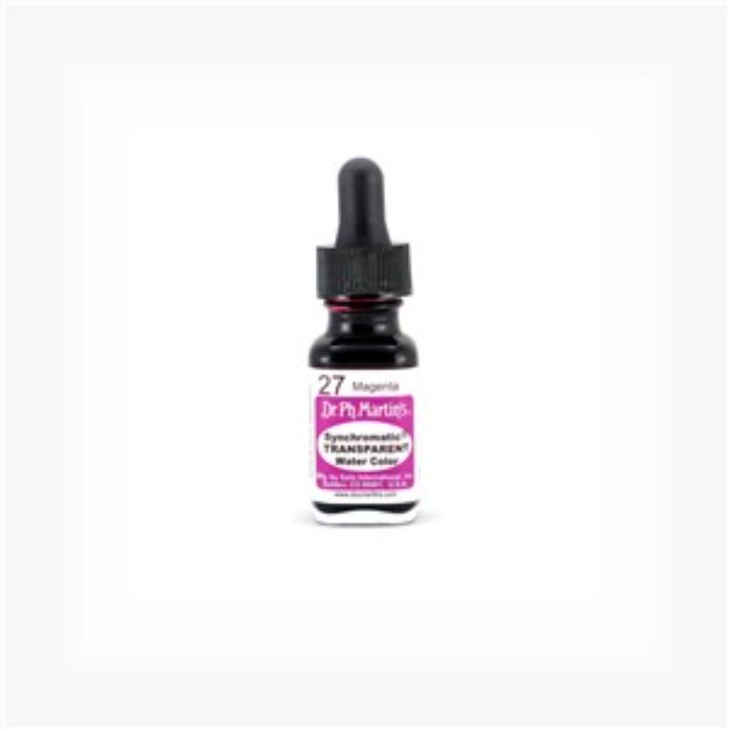 Dr. Ph. Martin's Synchromatic Transparent Water Colour - 0.5oz MAGENTA