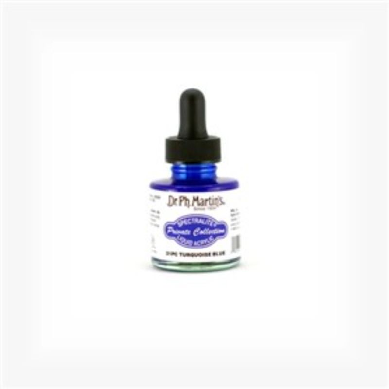 Dr. Ph. Martin's Spectralite Liquid Acrylics - 1oz TURQUOISE BLUE