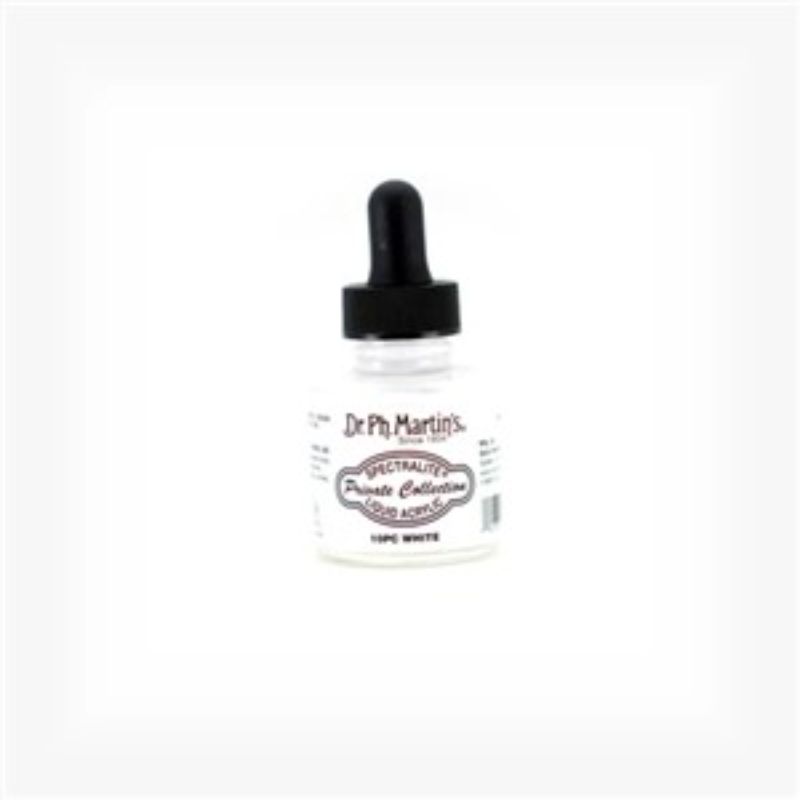 Dr. Ph. Martin's Spectralite Liquid Acrylics - 1oz WHITE