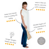 Cuddledry Handsfree Towel - Oatmeal / Grey