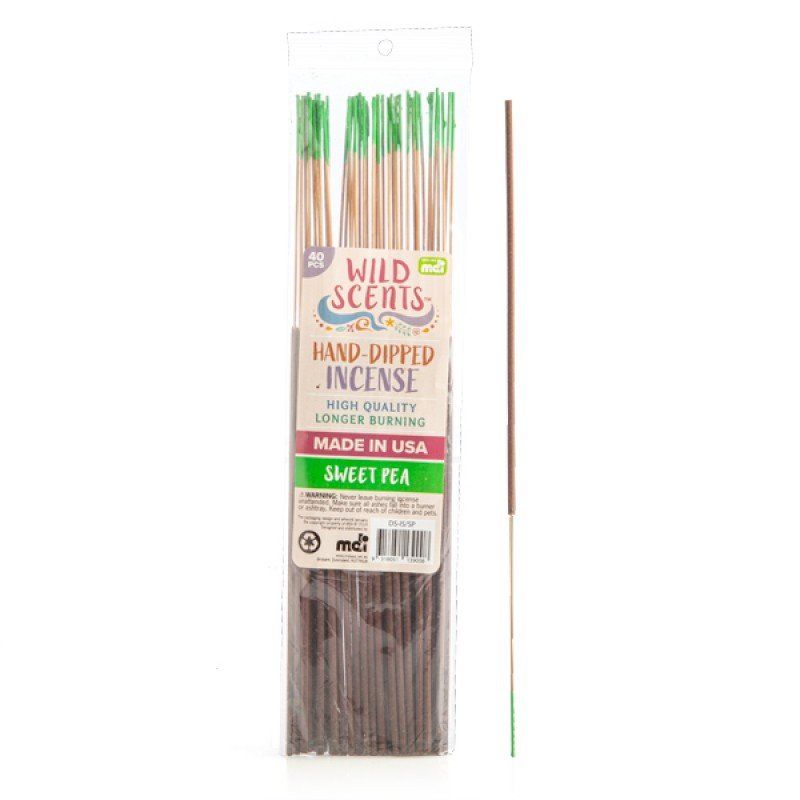 Incense Sticks - Wild Scents Sweet Pea (40PCS)