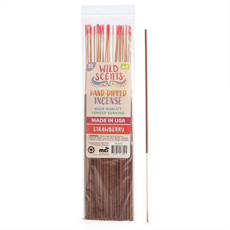 Incense Sticks - Wild Scents Strawberry (40PCS)