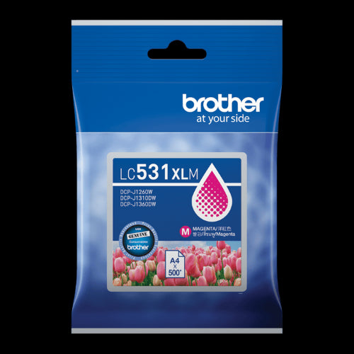 Brother LC531XLM Genuine Magenta Ink