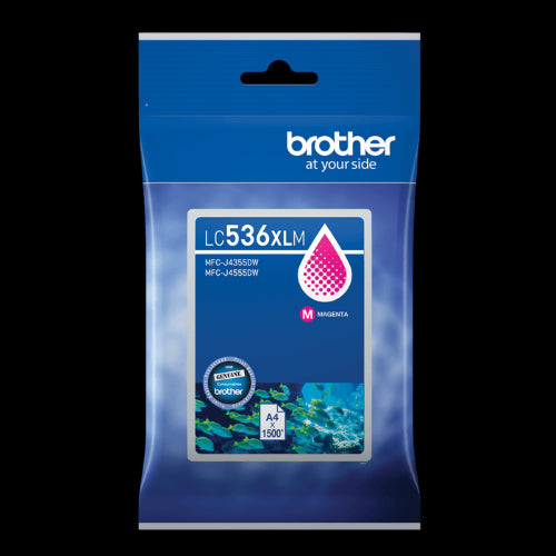 Brother LC536XLM Genuine Magenta Ink