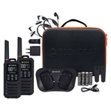 Ecoxgear Ecoxtalk 2-Watt IP67 Handheld UHF Radio 13km, Twin Pack