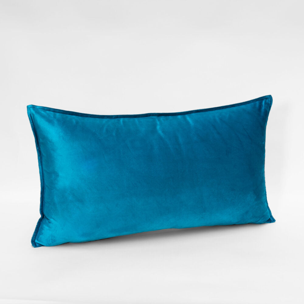 DreamGreen Verve Velvet Cushion Cover Teal - Breakfast