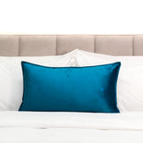 DreamGreen Verve Velvet Cushion Cover Teal - Breakfast