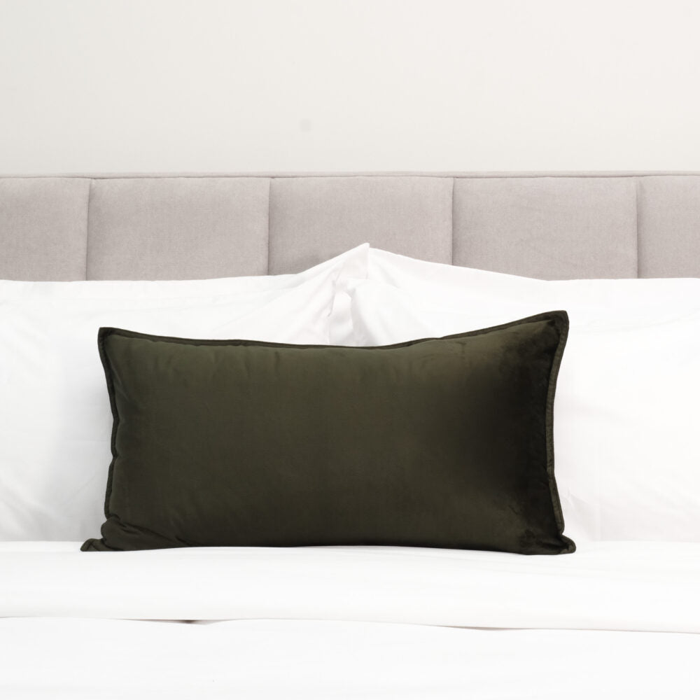 DreamGreen Verve Velvet Cushion Cover Fern - Breakfast