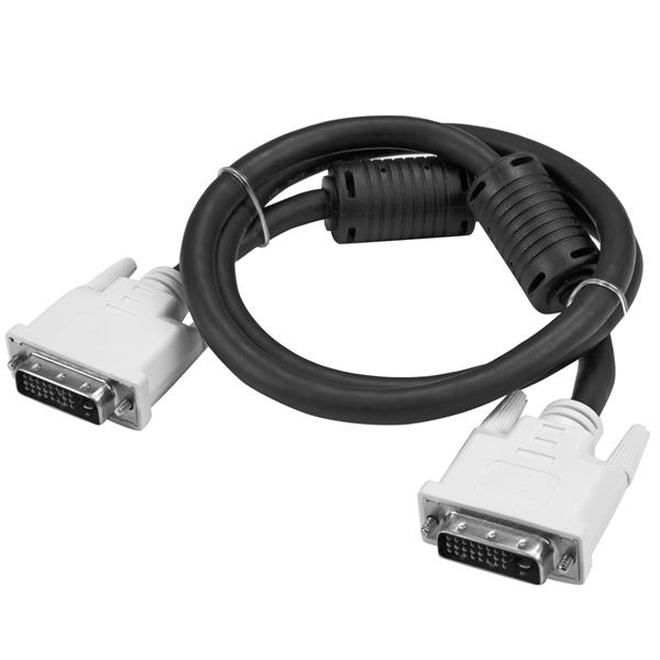 1m DVI-D Dual Link Cable (M/M) - High-Speed 2560x1600 Digital Monitor Connection