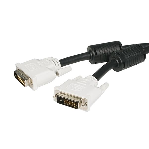 10m DVI-D Dual Link Cable - High-Speed Male to Male Connector for HD Monitors and Projectors