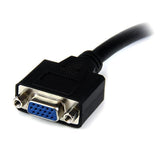 20cm DVI to VGA Adapter - Male DVI-I to Female VGA Converter for PC & Mac Displays