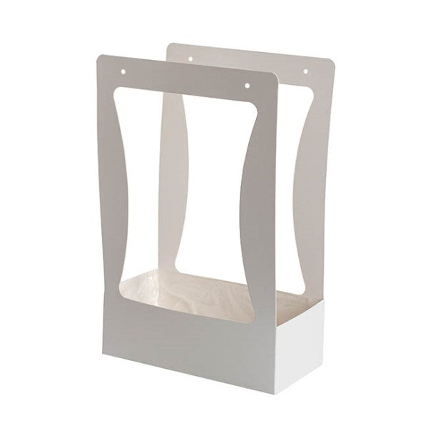 Flower Carry Box 22x11.5x35.5cm White Pack 5