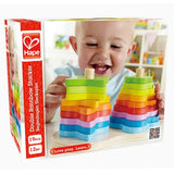 Hape - Double Rainbow Stacker Tower