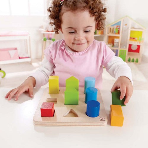 Hape - Colour And Shape Sorter Blocks