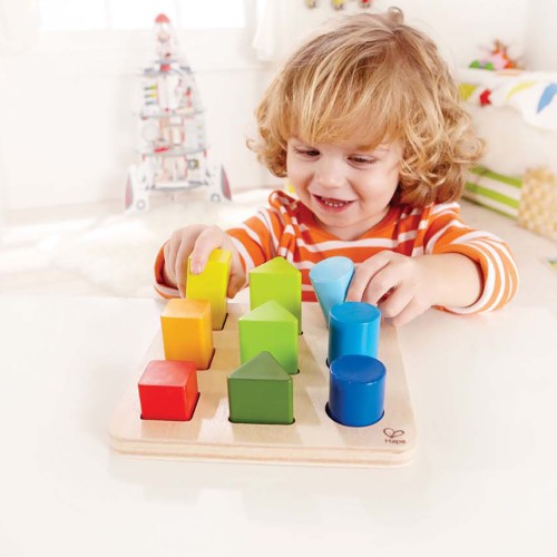 Hape - Colour And Shape Sorter Blocks