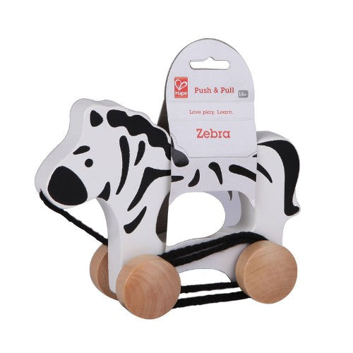 Hape - Push & Pull Zebra