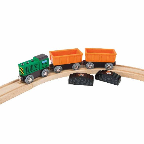 Hape - DIESEL FREIGHT TRAIN Set