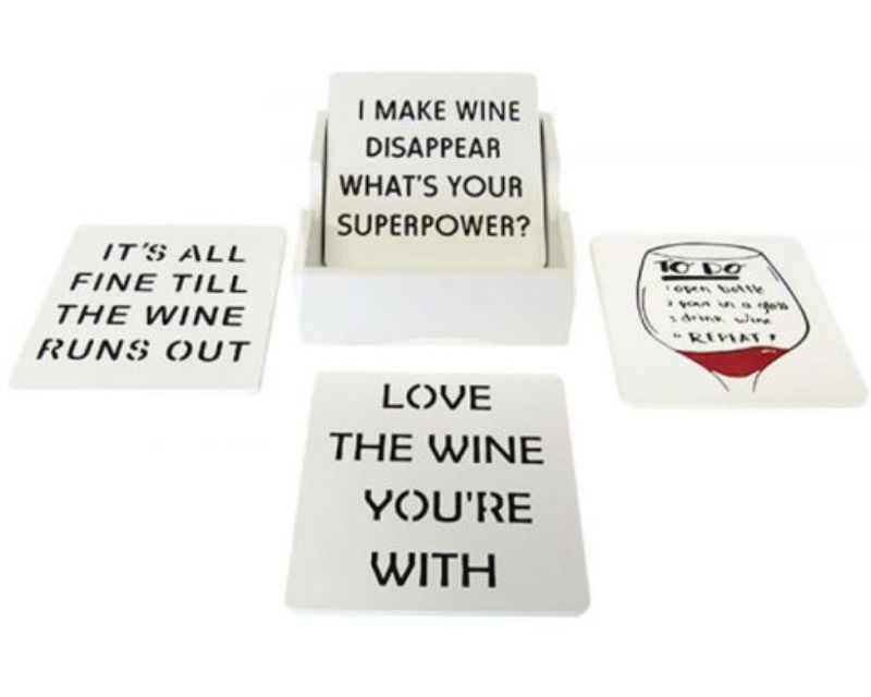 Wine Coaster Set 4