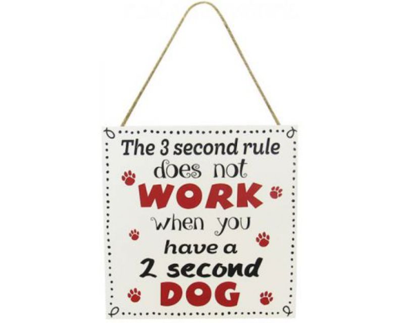 Pet Hanger Sign 3 Seconds