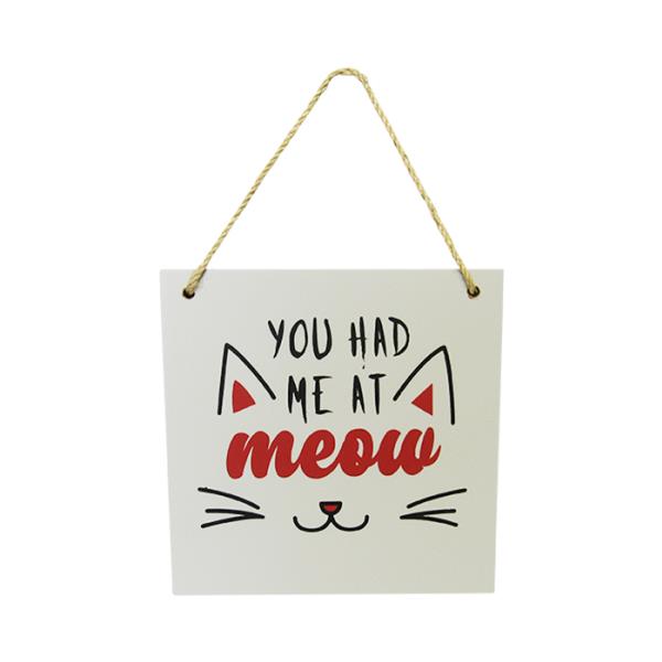 Wall Art - Pet Love Hanger Meow