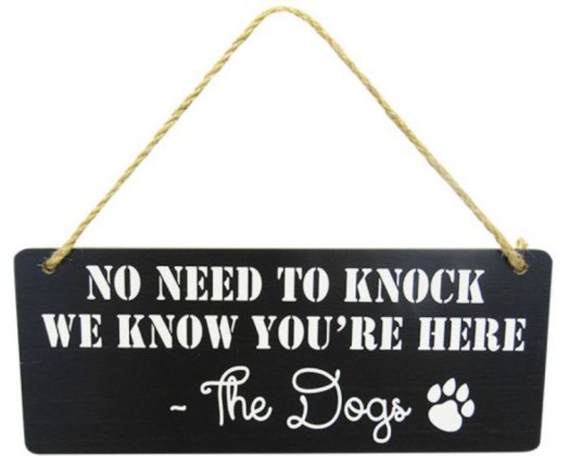 Dog Home Hanger Knock