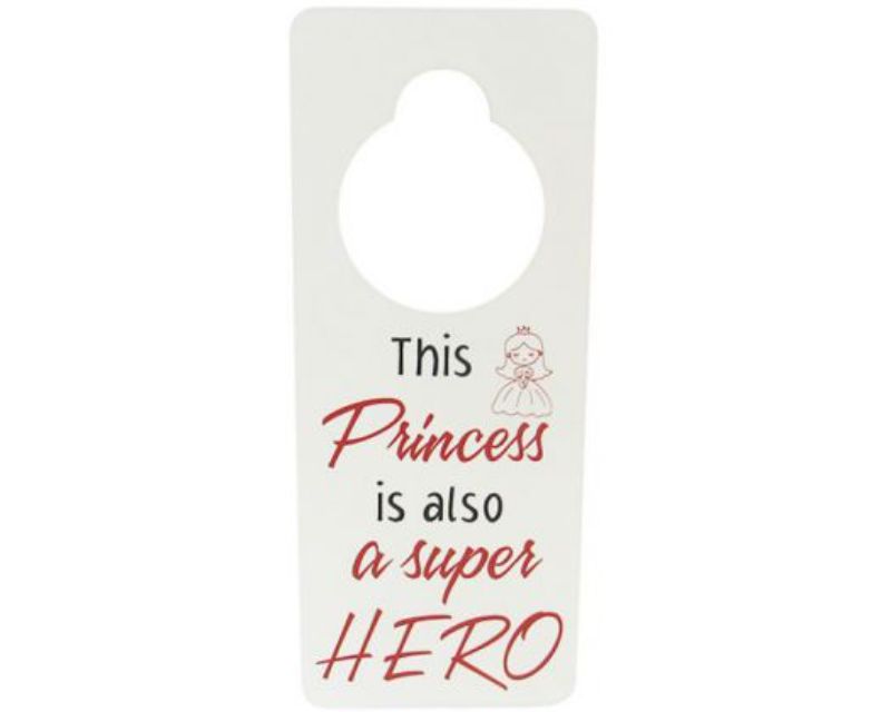 Door Sign Princess Hero