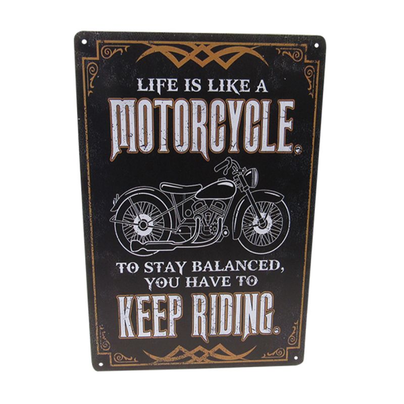 Art Tin - Keep Riding (30cm)