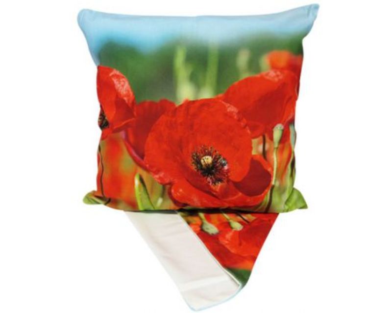 Cushion Cover -Poppies in Field