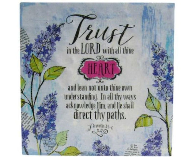 Elegant ceramic message tile with a stand, perfect for displaying heartfelt quotes and enhancing any decor.