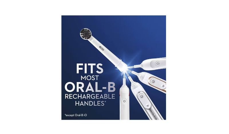 Charcoal infused Bristles - ORALB EB20CH-2 CHARCOAL (2PK)