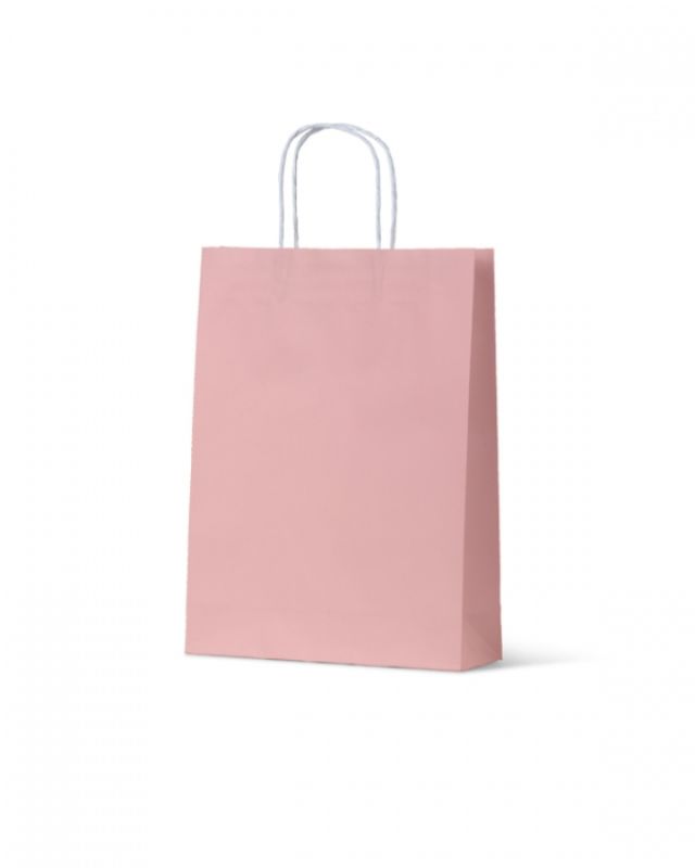 Paper Bags - Earth Collection Dusty Pink Medium - 200 units