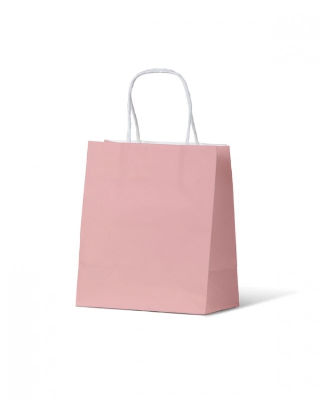 Paper Bags - Earth Collection Dusty Pink Small - 200 units