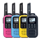 EcoX UHF 0.5W 4 Pk BK Y BL PUR