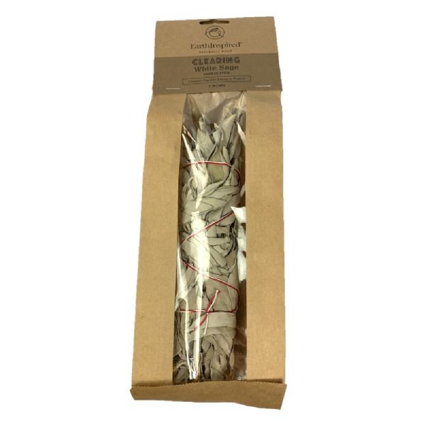 Earth Inspired 7 inch White Sage Smudge