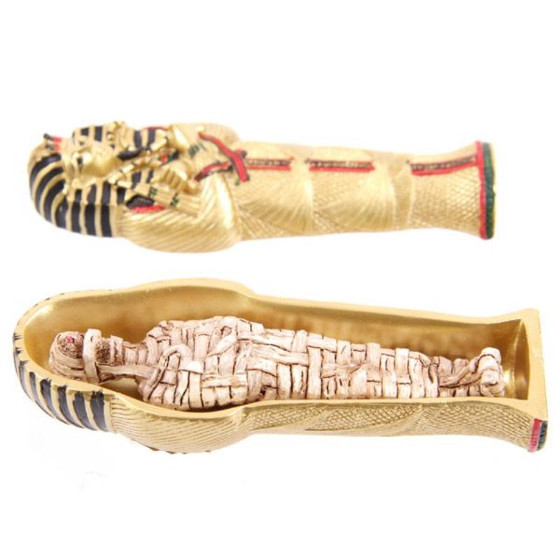 Ornament - Sarcophagus with Mummy (13cm)