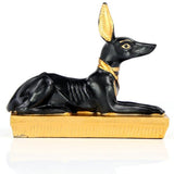 Black & Gold Anubis Recumbent - Set of 6