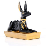 Black & Gold Anubis Recumbent - Set of 6