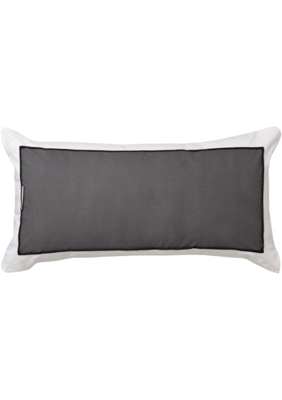 Long Cushion - Essex Charcoal (Filled)