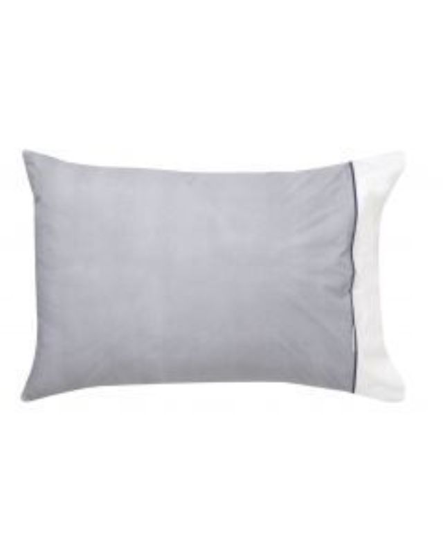 Standard Pillowcase Pair - Essex Navy by Logan &amp; Mason