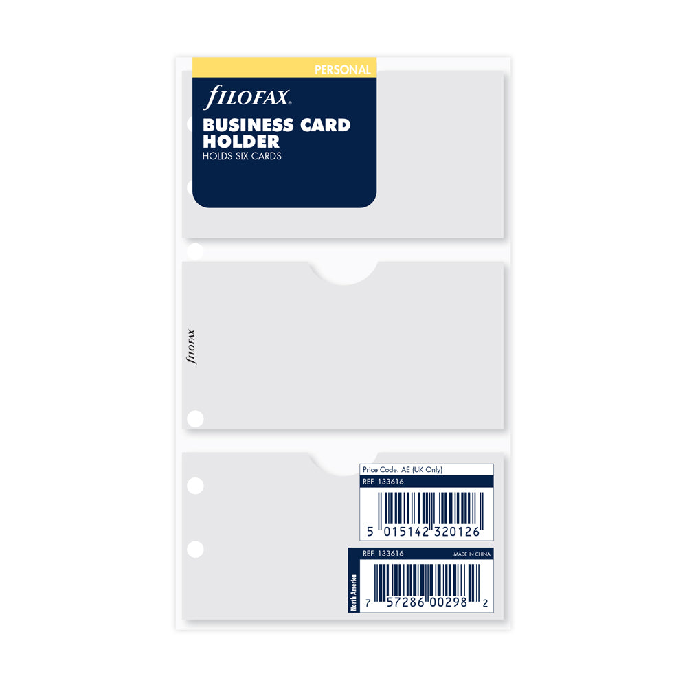 Filofax Accessory Business Card Holder Personal