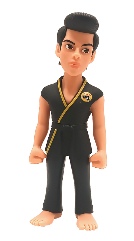 MINIX Cobra Kai figurine of Miguel Diaz, 12cm tall, capturing his signature look and essence from the iconic series.