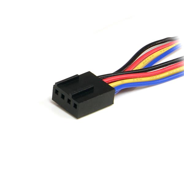 30cm 4 Pin Fan Power Splitter Cable for PCs - Connect 2 PWM Fans to One Power Connector