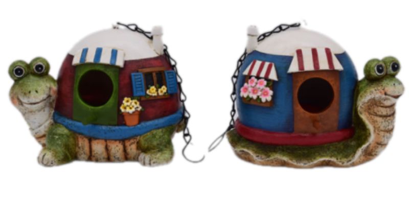 Birdhouses -  Turtle 0.17m (Set of 2)