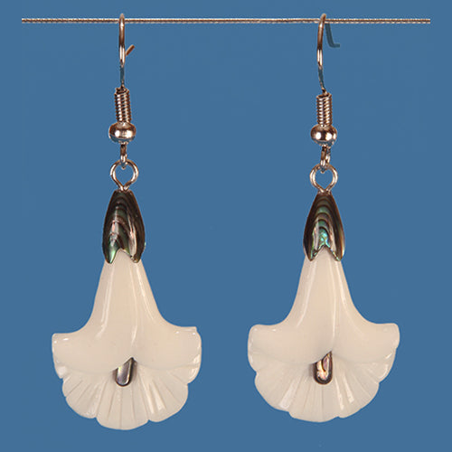 Bone Flower Earrings - Smartfox