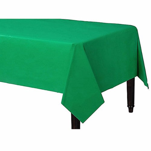 Tablecover Rectangle Festive Green Plastic